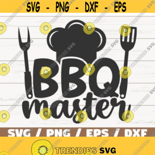 BBQ Master SVG Cut File Cricut Commercial use Instant Download Silhouette Barbecue Apron Grill Dad SVG Funny Grill Shirt Design 458