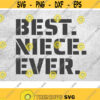 BEST NIECE EVER svg Best Niece Ever Svg Family Matching svg Cute And Funny Niece svg Niece Gift Svg Niece svg dxf eps png vector Design 210