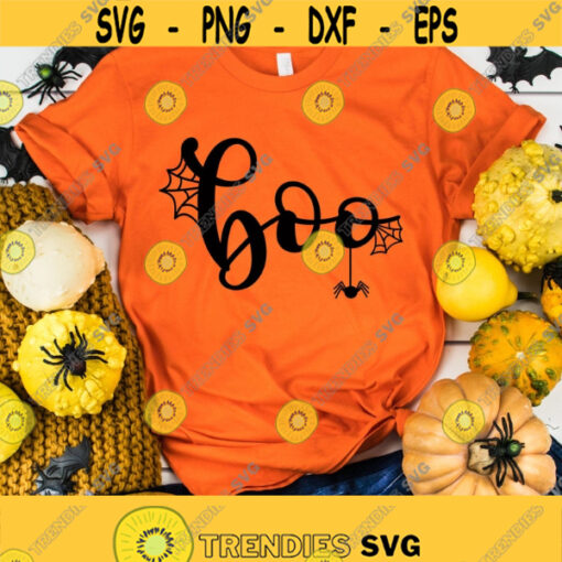 BOO SVG for Shirts Boo Svg Cricut Halloween Svg Files Cricut Silhouette Funny Halloween Shirt Design Svg Halloween Svg Png Eps Dxf Files Design 242