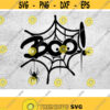 BOO SVG halloween svg Halloween shirt spiderweb svg eps png dxf vector 300dpi Design 81