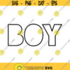 BOY Decal Files cut files for cricut svg png dxf Design 320