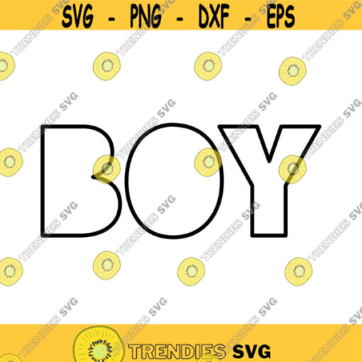 BOY Decal Files cut files for cricut svg png dxf Design 320
