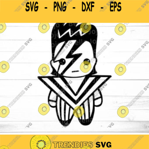 Baby Bowie SVG David Bowie Svg bowie SVG bowie T shirt graphic Ziggy stardust svg file sag Cricut silhouette