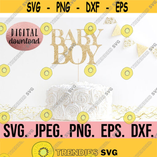 Baby Boy Cake Topper SVG Coming Soon New Baby Cupcake Topper Cricut Cut File Instant Download Baby Shower Cake Topper Its A Boy Design 652