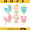 Baby Boy Girl SVG Baby Boy Girl Shower Dress Clothes Stroller svg Vector EPS Cut files for Cricut Clipart Commercial Use copy