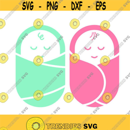 Baby Burrito newborn cuttable Design SVG PNG DXF eps Designs Cameo File Silhouette Design 679