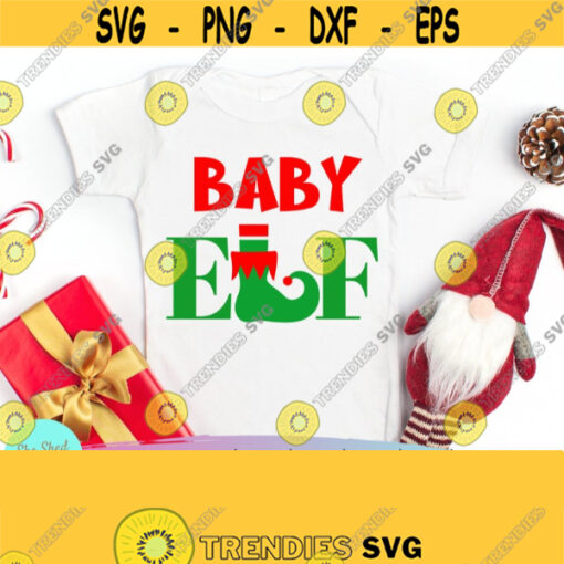 Baby Elf Toddler Christmas SVG Toddler svg elf shirt svg Christmas Tshirt svg Cute Christmas svg Cut Files For Cricut and Silhouette Design 675