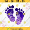 Baby Footprint SVG Baby Feet SVG Newborn SVG New Baby svg Mandala for Decal Sublimation Cricut Silhouette cut file Design 431.jpg