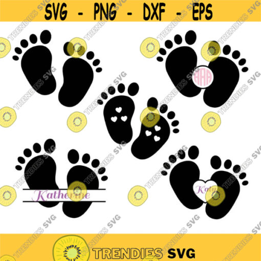 Baby Footprint Svg Baby Feet Svg Baby Shower Svg Pregnancy Svg Maternity Svg Cut File Cricut Silhouette Svg Cuttable File.jpg