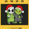 Baby Grinch And Jack Skellington Christmas SVG PNG DXF EPS 1