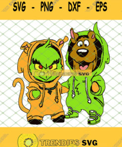 Baby Grinch And Scooby Doo Costume SVG PNG DXF EPS 1
