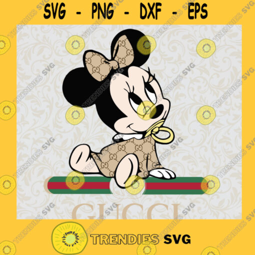 Baby Minnie Gucci SVG Minnie Gucci SVG Minnie Mouse SVG Disney Minnie Gucci SVG