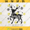 Baby Reindeer SvgFamily Matching Christmas ShirtChristmas SVG FileDXF Silhouette Print Vinyl Cricut Cutting T shirt Printable Sticker Design 435