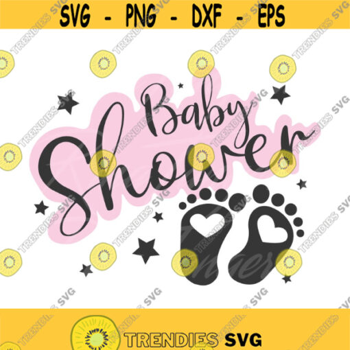 Baby Shower svg girl baby shower svg baby svg png dxf Cutting files Cricut Cute svg designs print Design 99