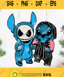 Baby Stitch And Baby Jack Svg We Are Best Friends Svg Christmas Gifts Svg Funny Baby Stitch And Baby Jack Svg