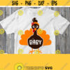 Baby Turkey Svg Thanksgiving Day Svg Girl Shirt Svg Cuttable Printable File for Silhouette Cricut Design Baby Girl Turkey Clipart Png Design 659