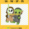 Baby Yoda And Baby Jack Skellington Costume SVG PNG DXF EPS 1