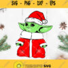 Baby Yoda Christmas Santa Claus Hat Svg Yoda Santa Claus Svg Star Wars Svg Disney Christmas Svg Merry Christmas Svg