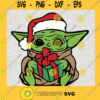 Baby Yoda Christmas Star Wars Layered SVG PNG EPS DXF Cricut Frindly Cut File