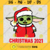 Baby Yoda Hug Ornament Merry Christmas SVG Baby Yoda SVG Santa Alien SVG Merry Christmas SVG