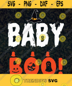 Baby Boo Svg Png Dxf Halloween Witch Svg Boo Svg