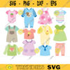 Baby dress Clipart Baby Shower Clipart Baby Clothes Clipart Digital Instant Download copy