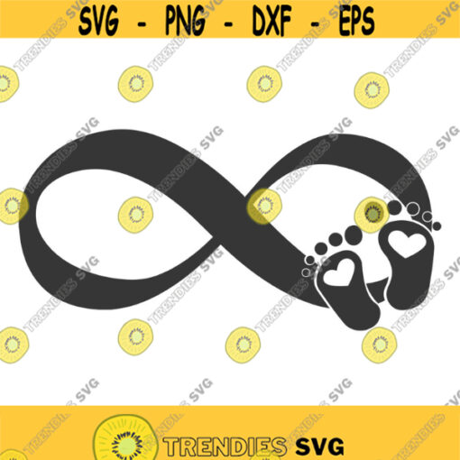 Baby foot svg infinity svg newborn svg baby footprint svg baby svg png dxf Cutting files Cricut Funny Cute svg designs print for t shirt Design 909