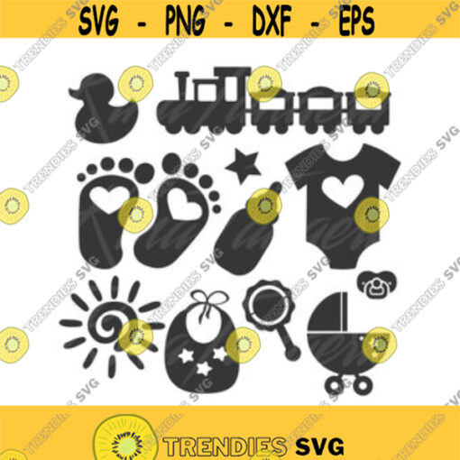 Baby shower svg baby svg png dxf Cutting files Cricut Funny Cute svg designs print for t shirt bundle Design 147