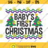 Babys first christmas svg png dxf Cutting files Cricut Funny Cute svg designs print for t shirt quote svg Design 624