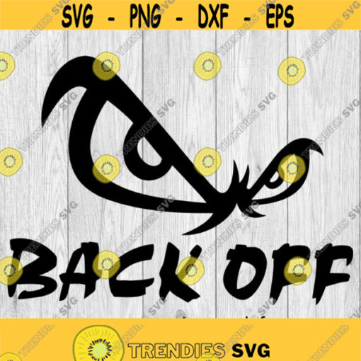 Back Off Eyes svg png ai eps dxf files for Auto Decals Vinyl Decals Printing T shirts CNC Cricut other cut files Design 253