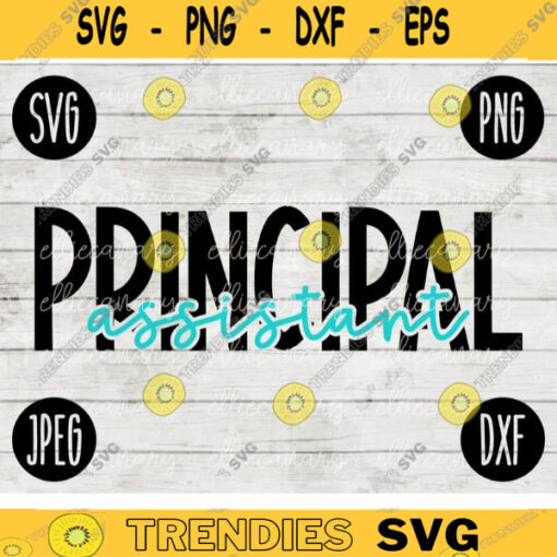 Back to School Assistant Principal Squad svg png jpeg dxf cut file Small Business Use SVG Teacher Appreciation First Day Rainbow 2663