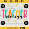 Back to School Biology Teacher Squad svg png jpeg dxf cut file Small Business Use SVG Teacher Appreciation First Day Rainbow 2503