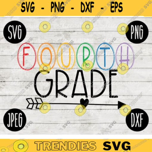 Back to School Fourth Grade Squad svg png jpeg dxf cut file Commercial Use SVG Teacher Appreciation First Day 4th 2567