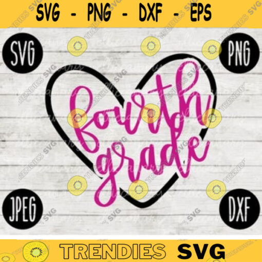 Back to School Fourth Grade Squad svg png jpeg dxf cut file Commercial Use SVG Teacher Appreciation First Day 4th 310