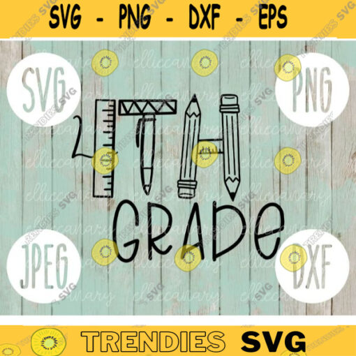 Back to School Fourth Grade Team svg png jpeg dxf cut file Commercial Use SVG Teacher Appreciation First Day Group Squad Gift 2016