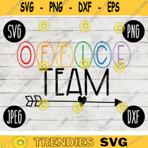 Back to School Office Team svg png jpeg dxf cut file Commercial Use SVG Teacher Appreciation First Day 1409