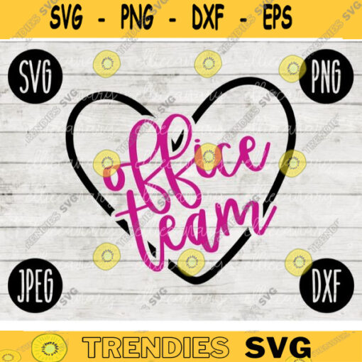 Back to School Office Team svg png jpeg dxf cut file Commercial Use SVG Teacher Appreciation First Day 328