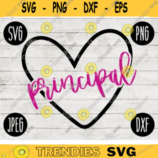 Back to School Principal svg png jpeg dxf cut file Commercial Use SVG Teacher Appreciation First Day 746
