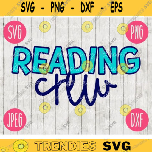 Back to School Reading Crew svg png jpeg dxf cut file Commercial Use Teacher Appreciation First Day Open House Library Librarian 1975