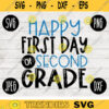 Back to School SVG Happy First Day Second Grade svg png jpeg dxf cut file Commercial Use SVG Teacher Appreciation First Day 5th 1865