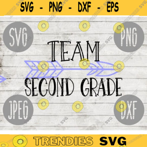 Back to School Second Grade Team svg png jpeg dxf cut file Commercial Use SVG Back to School Teacher Appreciation First Day Grad 1342