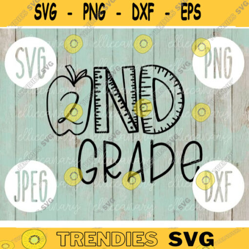 Back to School Second Grade Team svg png jpeg dxf cut file Commercial Use SVG Teacher Appreciation First Day Group Squad Gift 364