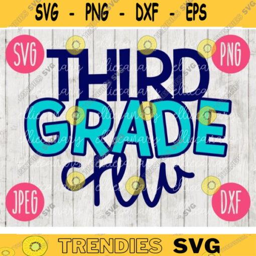 Back to School Third Grade Crew svg png jpeg dxf cut file Commercial Use SVG Teacher Appreciation First Day Open House 3rd 1686