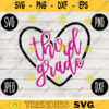 Back to School Third Grade Squad svg png jpeg dxf cut file Commercial Use SVG Teacher Appreciation First Day 3rd 450