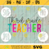 Back to School Third Grade Team svg png jpeg dxf cut file Commercial Use SVG Teacher Appreciation First Day Group Squad Gift 609