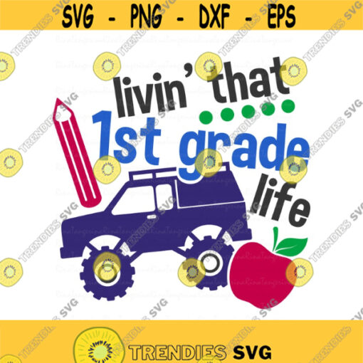 Back to school svg 1st grade svg school svg png dxf Cutting files Cricut Funny Cute svg designs print for t shirt Design 880