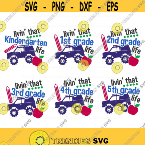 Back to school svg school svg png dxf Cutting files Cricut Funny Cute svg designs print for t shirt kindergarten 1st 2nd 3rd 4th 5th grade Design 822
