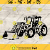 Backhoe SVG Bucket loader svg tractor svg dirt tractor svg Backhoe Loader SVG Heavy Equipment svg Construction Equipment tools svg Design 94