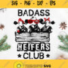 Badass Heifers Club Svg Cows Club Svg Heifer Bandana Svg