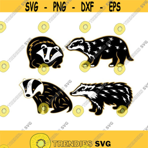 Badger Animal Cuttable Design SVG PNG DXF eps Designs Cameo File Silhouette Design 554